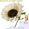 6PCS Large Artificial White Sunflowers – 26" Long Stem Faux Silk Flowers for Elegant Summer Home Decor & Seasonal Arrangements